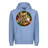 Colony Blue christmas happy new year Premium Hoodie - Artiststas