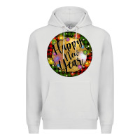 Dove Grey christmas happy new year Premium Hoodie - Artiststas