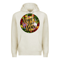 Oatmeal Heather christmas happy new year Premium Hoodie - Artiststas