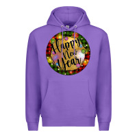 Purple christmas happy new year Premium Hoodie - Artiststas