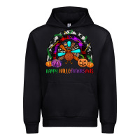 Black happy hallothanksmas Urban Hoodie - JahusDesignShop
