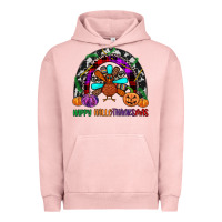 Pigment Salmon happy hallothanksmas Urban Hoodie - JahusDesignShop