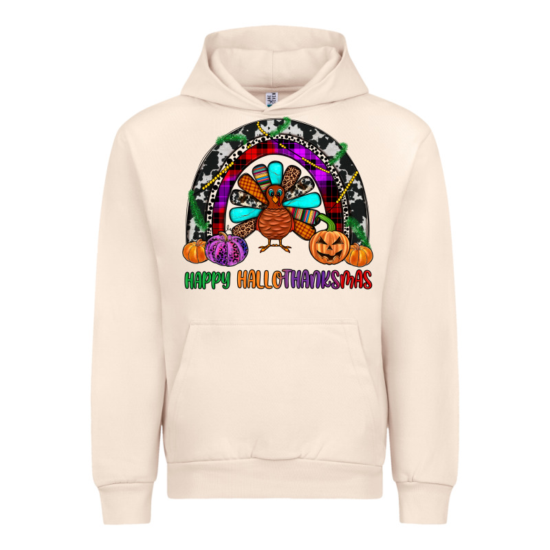 Happy Hallothanksmas Urban Hoodie by JahusDesignShop | Teevron