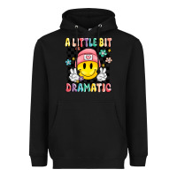 Black a little bit dramatic Heavyweight Hoodie - MaliasSmallBusiness