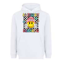 White a little bit dramatic Heavyweight Hoodie - MaliasSmallBusiness