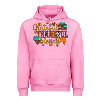 Fuchsia Pink grateful thankful blessed Urban Hoodie - JahusDesignShop