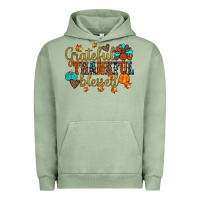 Pigment Oil Green grateful thankful blessed Urban Hoodie - JahusDesignShop