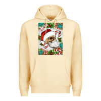 Pina Colada Christmas hippie skeleton santa Premium Hoodie - Artiststas