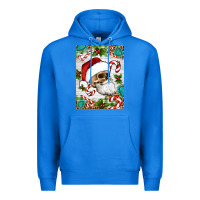 True Royal Christmas hippie skeleton santa Premium Hoodie - Artiststas