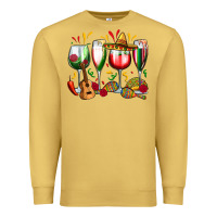 Antique Gold mexico wine glasses Premium Sweatshirt - Zillion Design Studio