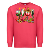 Cardinal mexico wine glasses Premium Sweatshirt - Zillion Design Studio
