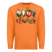 Carrot mexico wine glasses Premium Sweatshirt - Zillion Design Studio