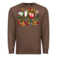 Chestnut mexico wine glasses Premium Sweatshirt - Zillion Design Studio