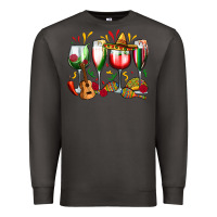 Smoke mexico wine glasses Premium Sweatshirt - Zillion Design Studio