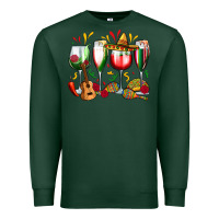 Sports Green mexico wine glasses Premium Sweatshirt - Zillion Design Studio