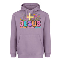 Lavender jesus the way the truth the life Heavyweight Hoodie - MaliasSmallBusiness