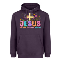 Jesus The Way The Truth The Life Heavyweight Hoodie | Teevron