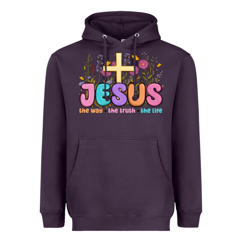 Jesus The Way The Truth The Life Heavyweight Hoodie by MaliasSmallBusiness | Teevron