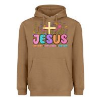 Toasted Coconut jesus the way the truth the life Heavyweight Hoodie - MaliasSmallBusiness