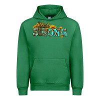 Emerald she is strong with cross Urban Hoodie - AdoDesignShop