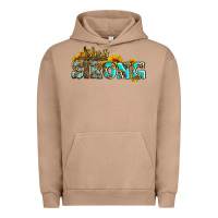 Pigment Burro she is strong with cross Urban Hoodie - AdoDesignShop