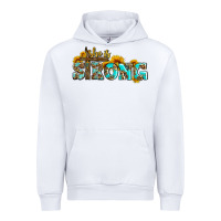 White she is strong with cross Urban Hoodie - AdoDesignShop