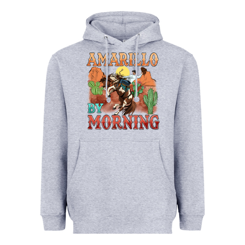 Amarillo By Morning Heavyweight Hoodie by MaliasSmallBusiness | Teevron