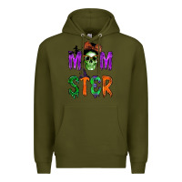 Army Green momster Premium Hoodie - BundleAndBundleShop