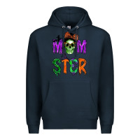 Navy momster Premium Hoodie - BundleAndBundleShop