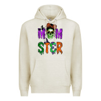 Oatmeal Heather momster Premium Hoodie - BundleAndBundleShop