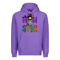 Purple momster Premium Hoodie - BundleAndBundleShop