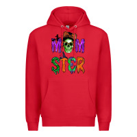 Red momster Premium Hoodie - BundleAndBundleShop