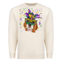 Sandshell mardi gras  mask beagle Premium Sweatshirt - RanaPortraitStore