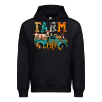 Black farm life farm animals truck Urban Hoodie - Jasminsmagicworld