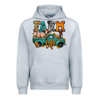 Heather Grey farm life farm animals truck Urban Hoodie - Jasminsmagicworld