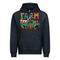 Navy farm life farm animals truck Urban Hoodie - Jasminsmagicworld