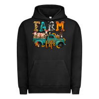 Pigment Black farm life farm animals truck Urban Hoodie - Jasminsmagicworld