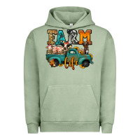 Pigment Oil Green farm life farm animals truck Urban Hoodie - Jasminsmagicworld