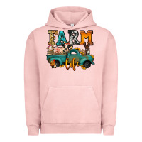 Pigment Salmon farm life farm animals truck Urban Hoodie - Jasminsmagicworld