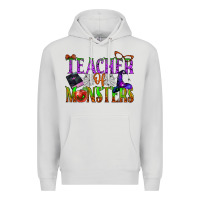 Dove Grey teacher of monsters Premium Hoodie - BundleAndBundleShop