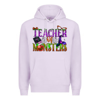 Lilac teacher of monsters Premium Hoodie - BundleAndBundleShop