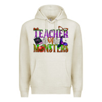 Oatmeal Heather teacher of monsters Premium Hoodie - BundleAndBundleShop