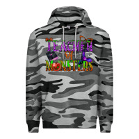 Slate Camo teacher of monsters Premium Hoodie - BundleAndBundleShop