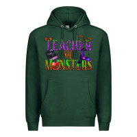 Sports Green teacher of monsters Premium Hoodie - BundleAndBundleShop