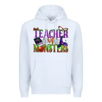 White teacher of monsters Premium Hoodie - BundleAndBundleShop