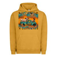 Pigment Peanut Butter farm animals truck Urban Hoodie - Jasminsmagicworld