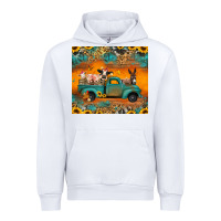 White farm animals truck Urban Hoodie - Jasminsmagicworld