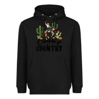 Black creepin it country rodeo Heavyweight Hoodie - MaliasSmallBusiness