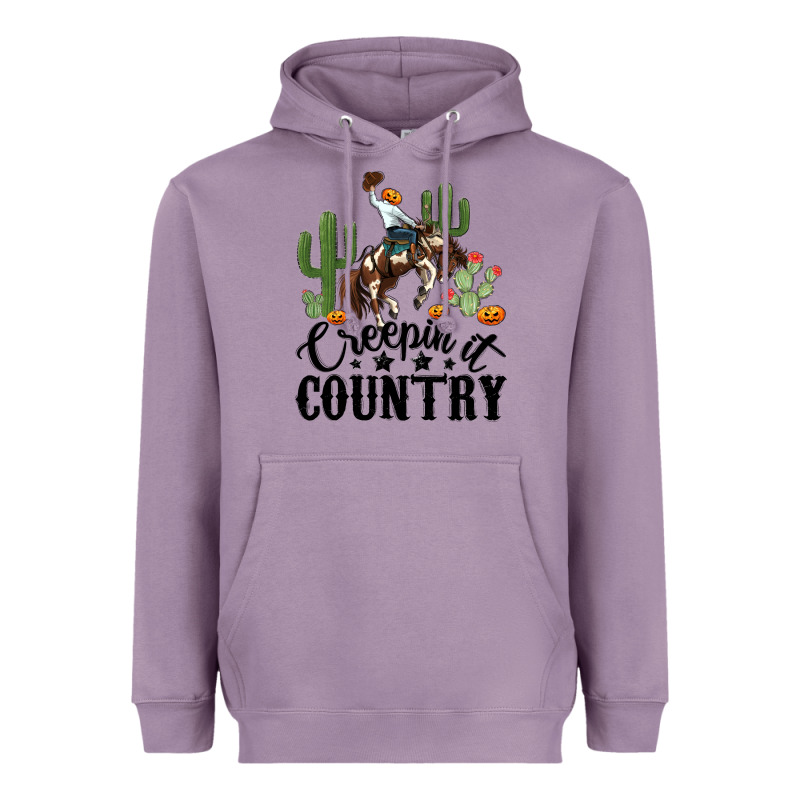 Creepin It Country Rodeo Heavyweight Hoodie by MaliasSmallBusiness | Teevron