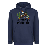 Navy creepin it country rodeo Heavyweight Hoodie - MaliasSmallBusiness